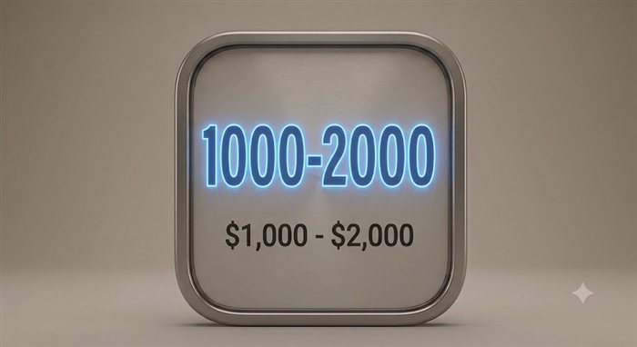 $1,000 – $2,000