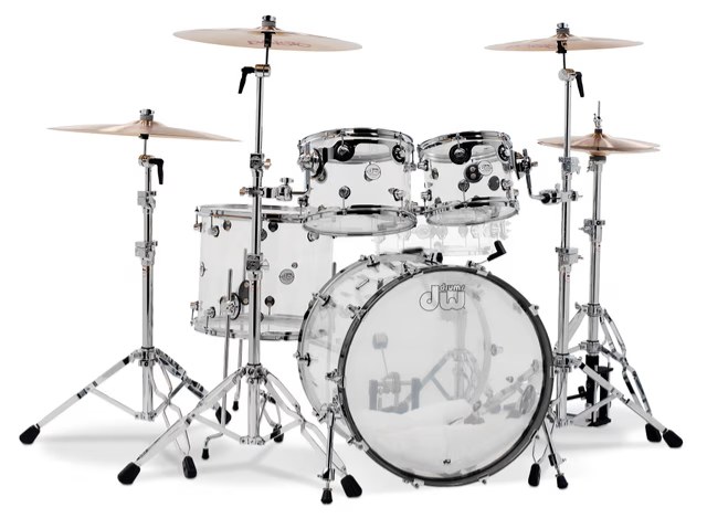 DW Design Series 4-Piece Acrylic Kit acoustic drum kit