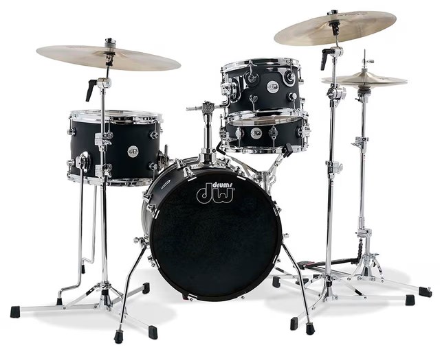 DW Design Series Mini Pro 4-Piece Kit 16-inch Bass Drum acoustic drum kit