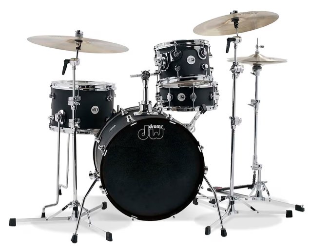 DW Design Series Mini Pro 4-Piece Kit 18-inch Bass Drum acoustic drum kit
